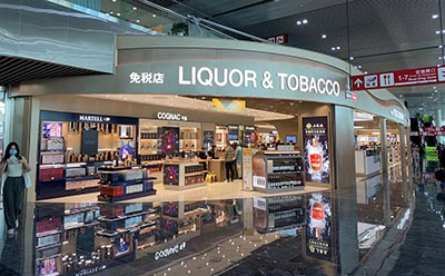 比士亞為澳門機(jī)場免稅店定制不鏽鋼恆溫紅酒櫃